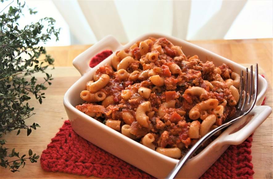 Recette NutriSimple Macaroni "végé" au tofu