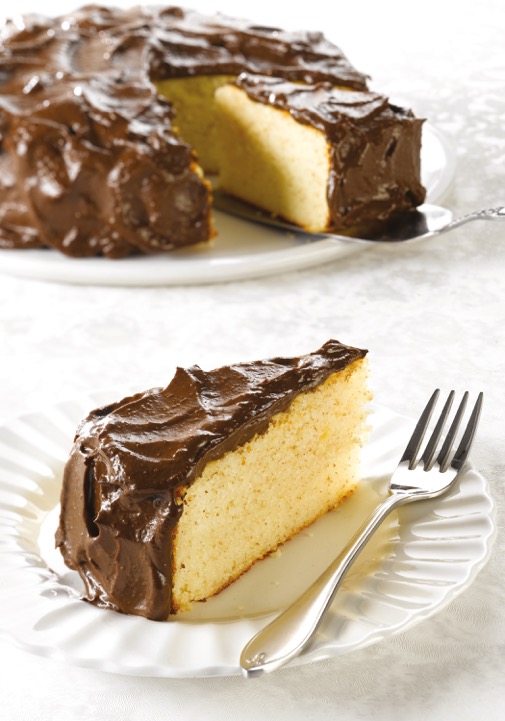 Recette NutriSimple Gâteau au citron, glaçage au chocolat